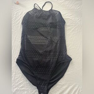 Time and Tru Black Swimsuit